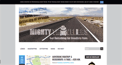 Desktop Screenshot of mightytraveliers.com